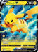 The image shows a Pokémon Pikachu V (SWSH063) [Sword & Shield: Black Star Promos] from the Pokémon series. Pikachu is depicted mid-charge, surrounded by electric sparks. The Black Star Promos card states: "HP 190, Basic, Pika Ball - 30, Circle Circuit - 30x." It is illustrated by Ryota Murayama and labeled "SWSH063" and "2020.