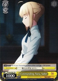 Commanding Aura, Saber (FS/S34-TE01 TD) [Fate/Stay Night [Unlimited Blade Works]]