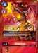 A Digimon trading card featuring Greymon [P-010] (2023 Regionals Finalist) [Promotional Cards], a Champion level Dinosaur Digimon with 5000 DP. The card has a red border and "Greymon" in white text at the bottom. It includes a purple "Play Cost 5" icon, a blue "Digivolve Cost 2" icon, and boasts a "2023 Regionals Finalist" banner—truly