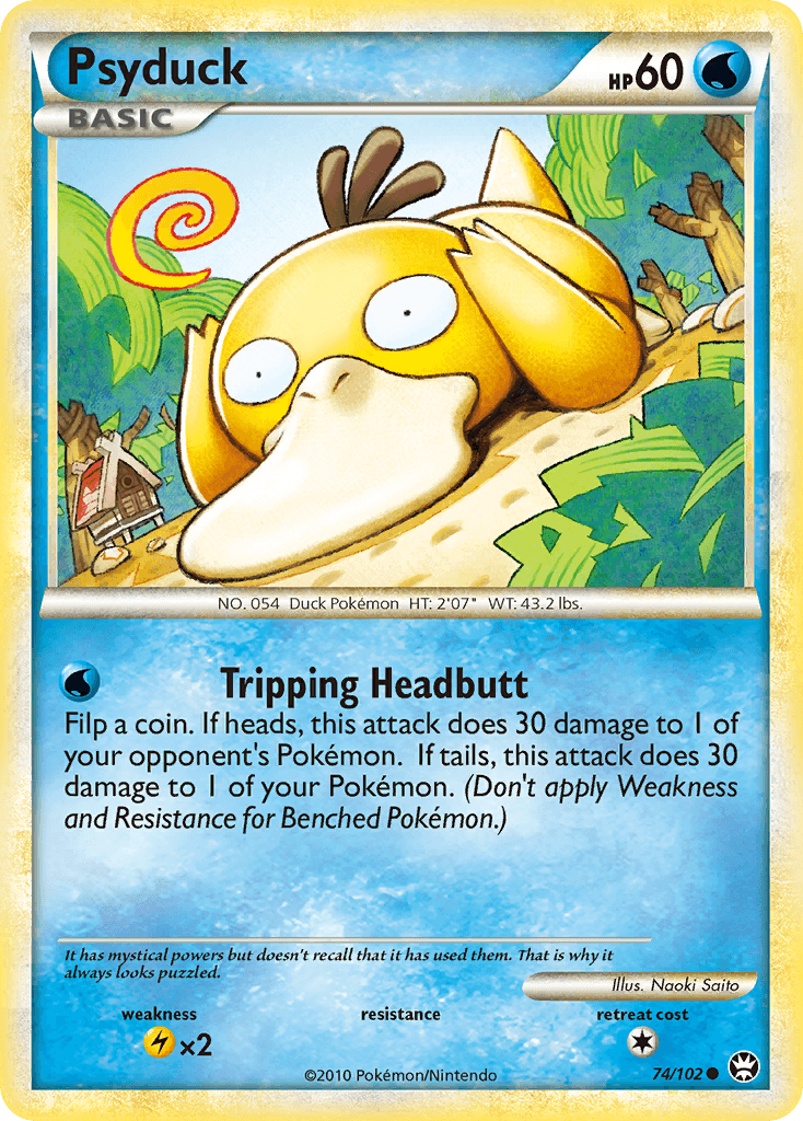 Image of a Pokémon trading card for 