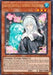 A Yu-Gi-Oh! card from The Lost Art Promotion featuring "Ghost Sister & Spooky Dogwood." This Ghost Sister & Spooky Dogwood [LART-EN024] Ultra Rare card depicts a pensive girl in a black and white nun-like outfit with white hair, accompanied by a translucent blue ghost dog. It is of water attribute and displays detailed description text and stats at the bottom.