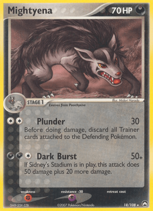 Mightyena (18/108) [EX: Power Keepers]