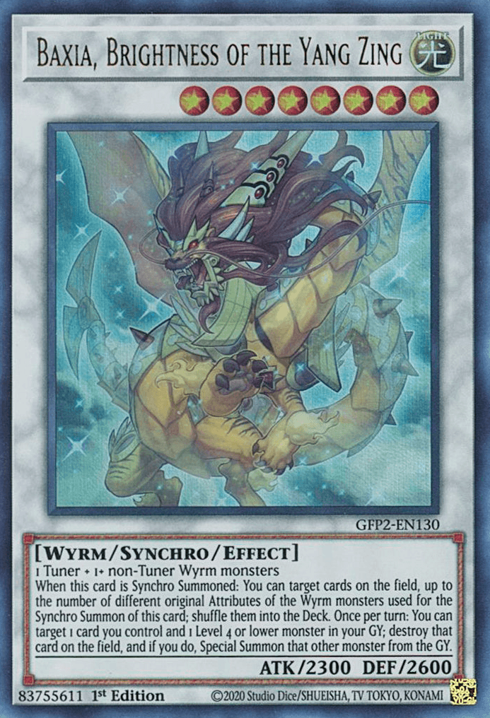 The image is a Yu-Gi-Oh! trading card named 