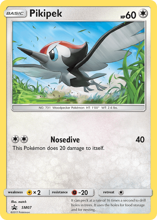 Pikipek (SM07) [Sun & Moon: Black Star Promos]