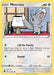 Minccino (124/172) [Sword & Shield: Brilliant Stars] card from the Pokémon Brilliant Stars set, depicting a gray, mouse-like character with large ears and a fluffy tail, lifting its tail to clean a bench. This Colorless card has 60 HP and features two moves: "Call for Family" and "Pound." The background is a room, and it includes stats like height, weight, and weaknesses.