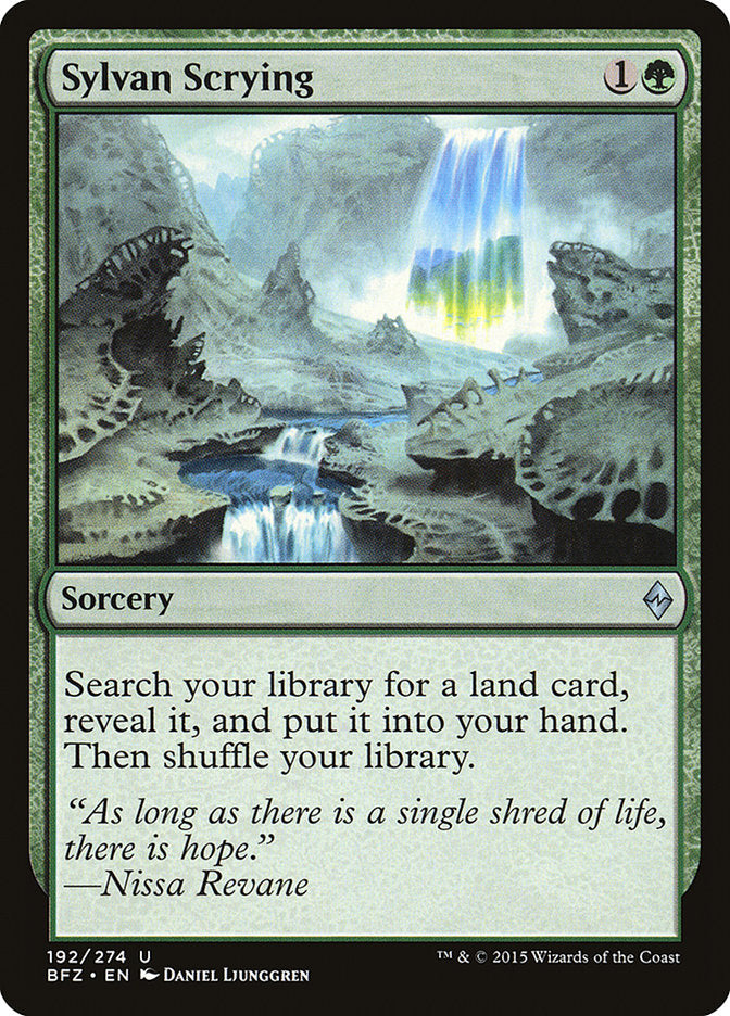 The image is a Magic: The Gathering sorcery card named 