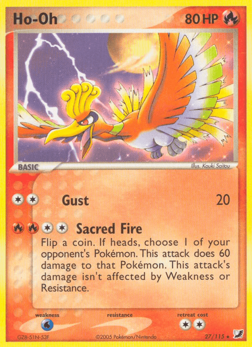 Ho-Oh (27/115) [EX: Unseen Forces]