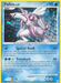 A Pokémon trading card featuring Palkia (11/130) [Diamond & Pearl: Base Set] from Pokémon. Palkia is a large, white, dragon-like Pokémon with purple accents. The Holo Rare card is holographic with shimmering effects and 90 HP. Water type moves include Spacial Rend and Transback. Palkia's illustration is surrounded by sparkles.