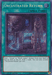 A Yu-Gi-Oh! Normal Spell card titled **Orcustrated Return [SOFU-EN058] Secret Rare**. The artwork depicts a figure with dark cloak and armor standing before a futuristic, glowing console with intricate machinery. The spell card's border is teal, and the set information and card text are printed in white. Part of the Soul Fusion set.