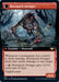 A Magic: The Gathering card from Innistrad: Crimson Vow titled "Ill-Tempered Loner // Howlpack Avenger (Extended Art) [Innistrad: Crimson Vow]" features art of a fierce werewolf with glowing red eyes in a forest. This red card has a power/toughness of 4/4 and includes abilities with the "Nightbound" keyword.