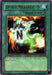 The image shows a Yu-Gi-Oh! Spirit Message "N" [LON-090] Rare Magic Card. This Continuous Spell card features a ghostly figure with an eerie "N" in the center, surrounded by swirling, multicolored flames. Exclusive to the Labyrinth of Nightmare set, it can only be used with Destiny Board. It is 1st Edition with the