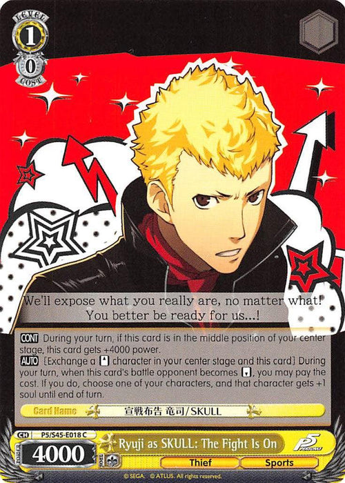 Ryuji as SKULL: The Fight Is On (P5/S45-E018 C) [Persona 5]