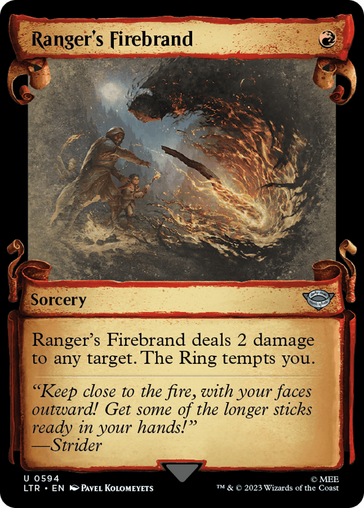 Ranger's Firebrand [The Lord of the Rings: Tales of Middle-Earth Showcase Scrolls]