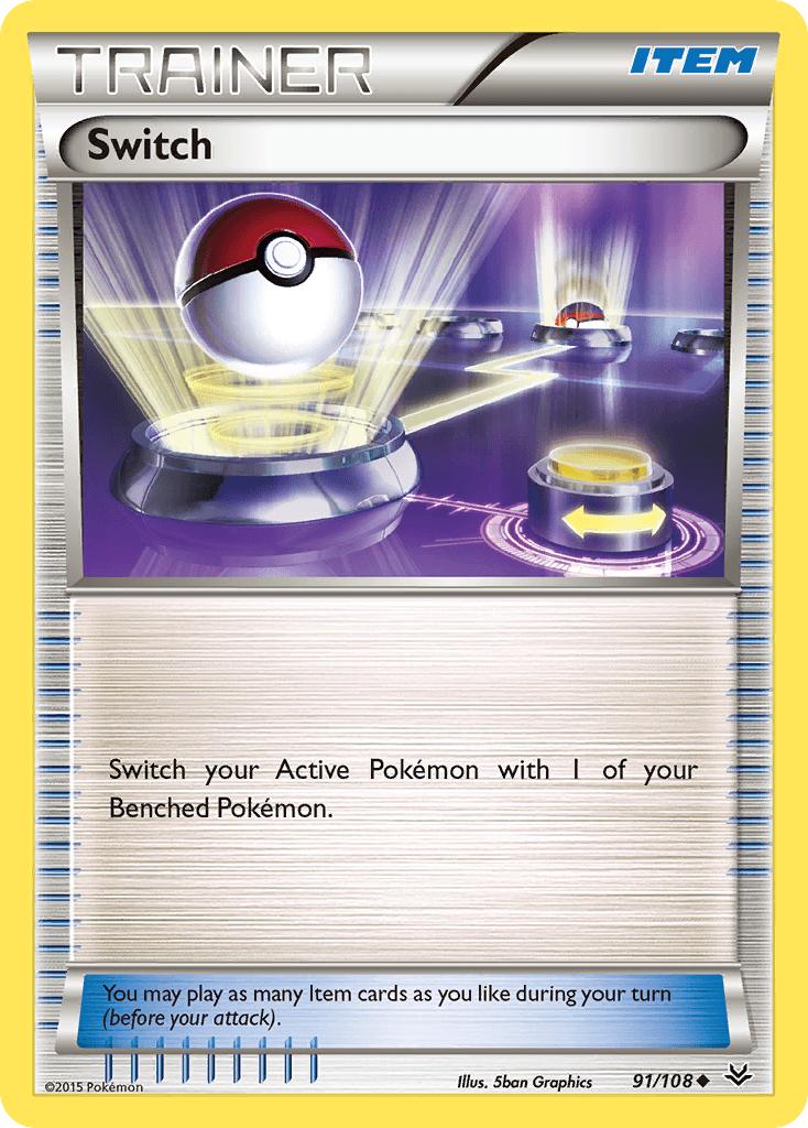 A Pokémon Trainer Item card titled 