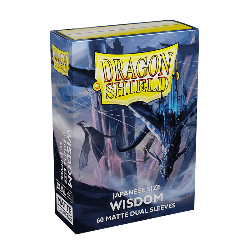 Dragon Shield: Japanese Size 60ct Sleeves - Wisdom (Dual Matte)