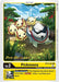 A Digimon trading card named Pickmons [BT10-003] from the Xros Encounter Pre-Release Cards series. The card depicts a group of round, yellow creatures with red outlines and small wings gathered around a larger, armored Digimon with a horn. The background features a grassy field with flowers. This Lv. 2 Digimon from the Xros Heart series possesses special attack traits.
