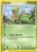 A common Pokémon trading card, "Treecko (75/109) [EX: Ruby & Sapphire]" by Pokémon, featuring Treecko, a small bipedal lizard-like creature, set against green foliage. With 40 HP, weakness to fire, resistance to water, and no retreat cost, this card includes the "Poison Breath" attack that requires a coin flip to potentially poison the opponent.
