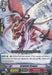 A vibrant trading card from Bushiroad's Trial Deck 6: Resonance of Thunder Dragon showcases Brightjet Dragon (TD06/007EN), an imposing creature adorned in red and gold armor with expansive wings. The card details its stats: grade 2, shield 5000, power 8000, along with a special ability that enhances its power if the player's hand size is smaller than the opponent's.