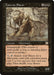 Magic: The Gathering card from Mercadian Masques featuring "Cateran Slaver [Mercadian Masques]." With a mana cost of 4 generic and 2 black, the artwork depicts a Horror Mercenary wielding a whip and guarding captives in a cage. This 5/5 creature with Swampwalk allows you to search the library for a Mercenary card.