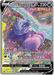 A trading card showing Galarian Slowking V (179/198) [Sword & Shield: Chilling Reign] with 220 HP, a Single Strike Basic Pokémon from the Sword & Shield: Chilling Reign series. The Ultra Rare card depicts Galarian Slowking in a mystical, colorful setting. Moves include Concoction and Word of Ruin, along with stats such as weakness, resistance, and retreat cost. Illus. Tomokazu Kom