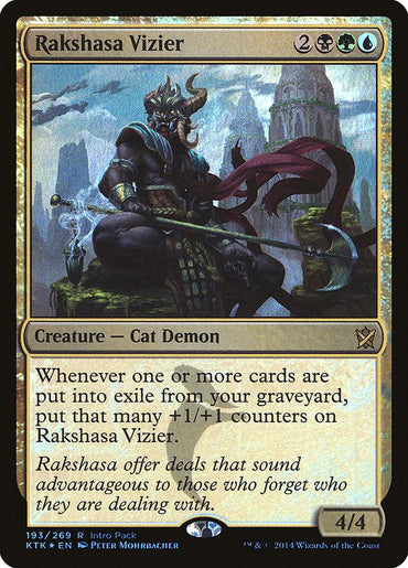 Rakshasa Vizier (Intro Pack) [Khans of Tarkir Promos]