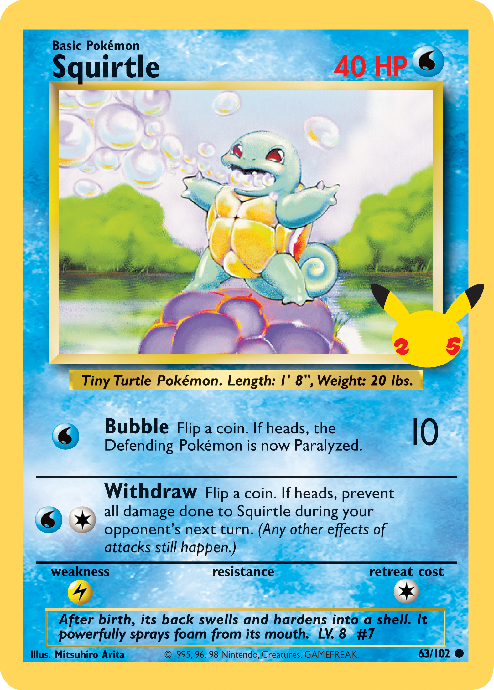 Squirtle (63/102) (Jumbo Card) [First Partner Pack]