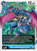 A promotional Digimon trading card featuring UlforceVeedramon Zero [P-048] [Promotional Cards], a blue and silver-armored holy warrior dragon with wings and a large lance. The card shows a "Play Cost" of 13, a "DP" of 12000, and is a Level 6 Digimon. Special ability text is included in the bottom half.