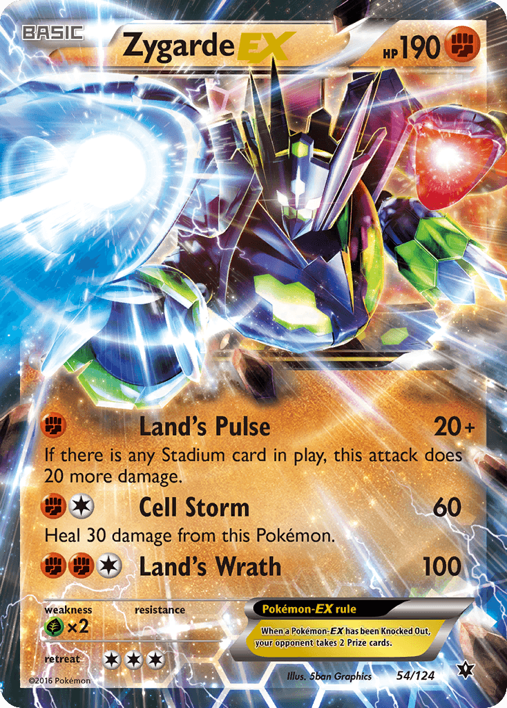 Zygarde EX (54/124) [XY: Fates Collide]