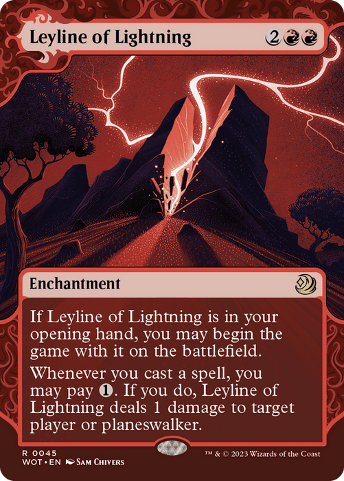 Leyline of Lightning [Wilds of Eldraine: Enchanting Tales]