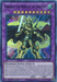 This is an image of the "Timaeus the Knight of Destiny (Green) [DLCS-EN054] Ultra Rare" Yu-Gi-Oh! trading card, an Ultra Rare Fusion/Effect Monster from the Dragons of Legend series. The card features an armored knight holding a sword, with a radiant, colorful background. The card attributes are shown in the top right corner, and the effect description text occupies the lower half.