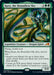 The image is of a Magic: The Gathering product named "Kura, the Boundless Sky [Kamigawa: Neon Dynasty]". It is a green, Legendary Creature card featuring a Dragon Spirit with flying and deathtouch abilities. The illustration depicts a serpentine dragon in green hues amidst a mystical background. The card's cost is 3 generic and 2 green mana, and it
