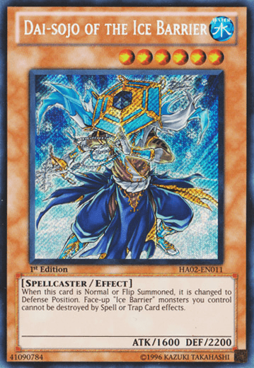 Dai-sojo of the Ice Barrier [HA02-EN011] Secret Rare