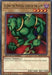 A Yu-Gi-Oh! trading card from the Battle City Box featuring "La Jinn the Mystical Genie of the Lamp [SBCB-EN090] Common." The card shows a muscular green genie with golden hooped earrings and necklace, emerging sternly from a lamp. With ATK 1800 and DEF 1000, this FIEND/NORMAL type is part of the Speed Duel series.