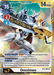 A Digimon trading card named Omnimon [BT5-086] (Alternate Art - As'Maria) from the Battle of Omni set. This Super Rare card has 14,000 DP, a level of Lv. 7, and a play cost of 15. It boasts abilities such as "Blitz" and "Unsuspend this Digimon," and features stunning artwork by As'Maria depicting Omnimon wielding a sword and shield.