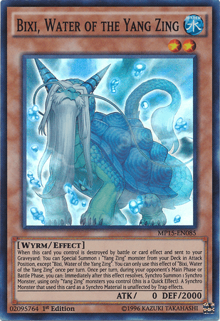 Bixi, Water of the Yang Zing [MP15-EN085] Super Rare