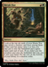 A Magic: The Gathering card titled "Break Out (Blue) [Murders at Karlov Manor]." The artwork depicts a figure bursting out from the ground amid rocks and soil, illuminated by sunlight. This uncommon green-red sorcery reveals the top six cards of your library, allowing you to put a creature card with mana value 2 or less onto the battlefield.