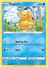 A Pokémon trading card featuring Psyduck (028/189) [Sword & Shield: Astral Radiance] from the Pokémon set. This Water Type, yellow duck-like Pokémon stands at a river's edge, holding its head with both hands. The card shows its stats: HP 60, Basic type, and two moves: Spacing Out and Ram. The background includes green foliage and a blue sky.