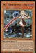 A "Sky Striker Ace - Raye [MGED-EN017] Gold Rare" Yu-Gi-Oh! trading card. The card features an anime-style character with long hair, wearing a futuristic black and white outfit, wielding a sword. As an Effect Monster, it has detailed text outlining its attribute, type, attack value, defense value, and edition.