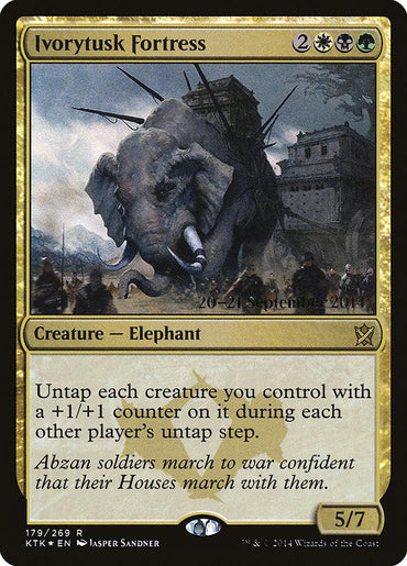 Ivorytusk Fortress [Khans of Tarkir Prerelease Promos]