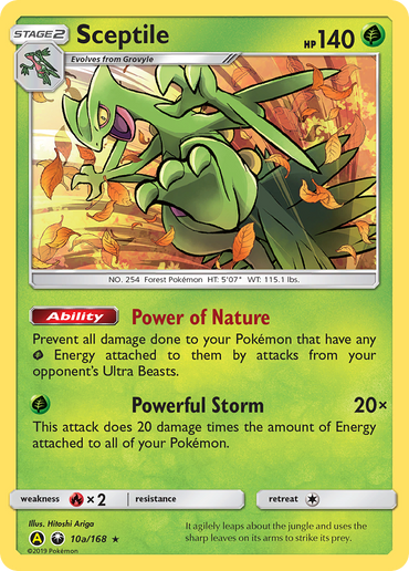 Sceptile (10a/168) [Alternate Art Promos]