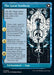 A Magic: The Gathering card titled "Jin-Gitaxias // The Great Synthesis (Showcase Planar Booster Fun) [March of the Machine]." This Mythic Rarity Enchantment - Saga card features three acts. The artwork depicts a blue-toned abstract image with swirling patterns. It has stages I, II, and III with corresponding abilities and game effects written on it.