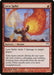 A Magic: The Gathering product titled "Lava Spike [Champions of Kamigawa]" from the Champions of Kamigawa set. The card's red border indicates a red spell. The illustration shows a spellcaster hurling a fiery projectile. The text reads: "Lava Spike deals 3 damage to target player." Below is flavor text about kami attacks during the war.