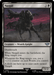 A Magic: The Gathering card titled "Nazgûl (338) [The Lord of the Rings: Tales of Middle-Earth]." The illustration depicts the Wraith Knights, dark, shadowy figures riding horses under an ominous red sky. Part of the Lord of the Rings themed set, the card text describes abilities such as Deathtouch and interactions with the Ring.