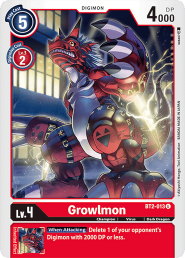 Growlmon [BT2-013] [Release Special Booster Ver.1.0]