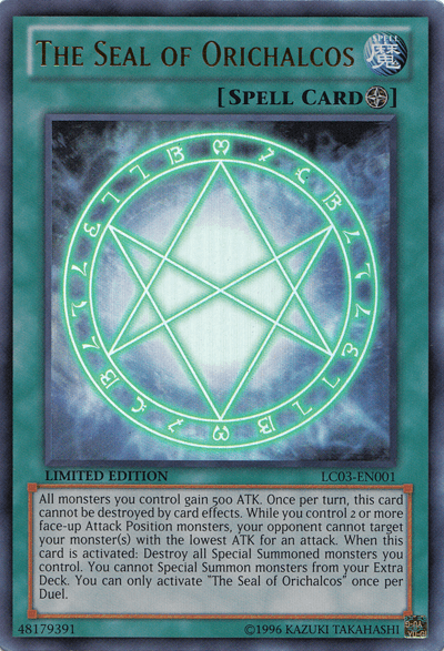 The image is of a Yu-Gi-Oh! trading card titled 