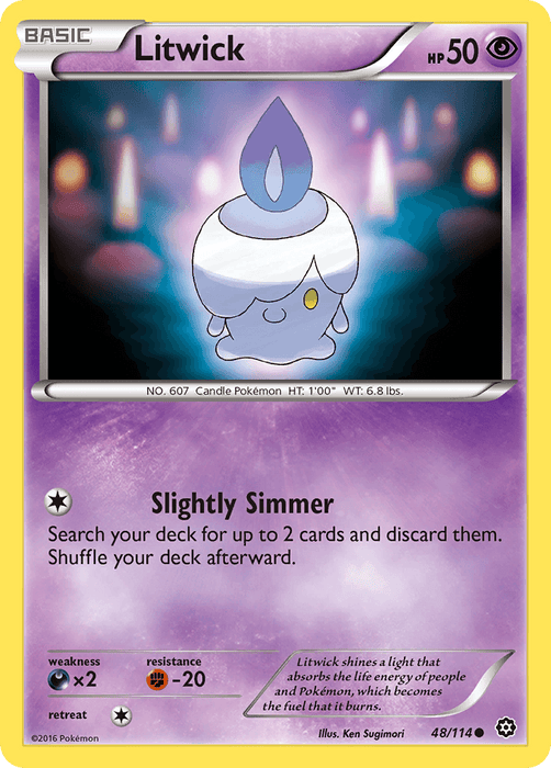 Litwick (48/114) [XY: Steam Siege]