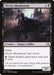 A Magic: The Gathering card from Shadows over Innistrad, Olivia's Bloodsworn [Shadows over Innistrad] showcases a Vampire Soldier in dark armor with bat-like wings. Costing 1 black and 1 generic mana, it has Flying, can't block, and a red mana ability that grants a vampire haste until end of turn. It is a 2/1 creature.