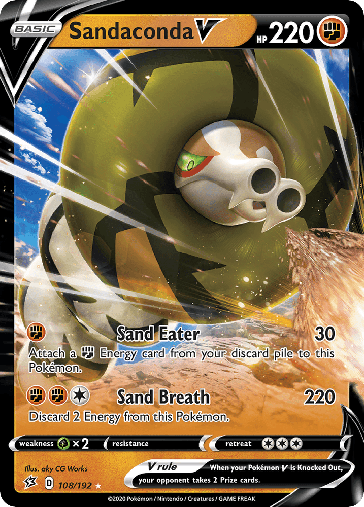 Sandaconda V (108/192) [Sword & Shield: Rebel Clash]