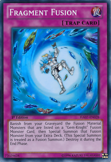 The image showcases a Yu-Gi-Oh! card named 