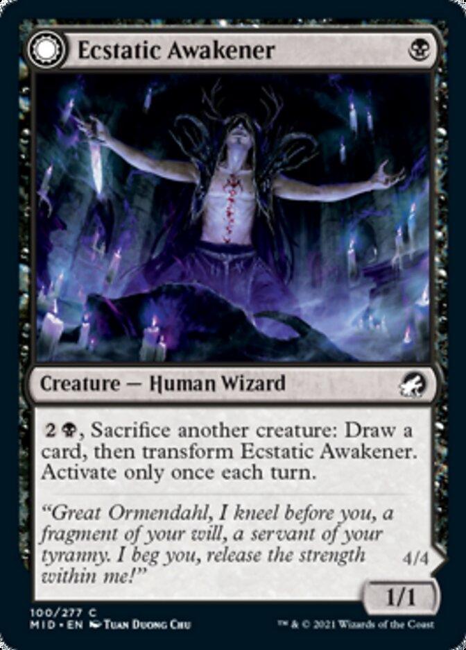 Ecstatic Awakener // Awoken Demon [Innistrad: Midnight Hunt]